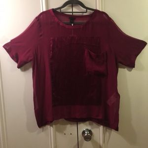 True Religion sheer blouse